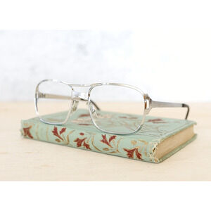 Vintage Aviator Eyeglass Frames 1970s made in France Classic Pilot Eyewear